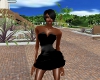 Gala Black Mini Dress
