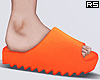 ▲ Orange Sandals.
