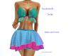 bikini skirt mesh