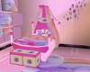 Pink girls bed