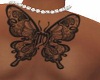 Virgo butterfly tattoo