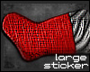 SP* STOCKING red (4)L