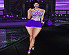 purple diamond shoes
