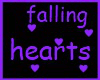 Falling Purple Hearts