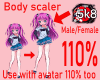 110% Tall BodyScaler F/M