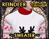 ! Reindeer Sweater