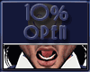 Open Mouth 10%