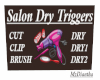 Salon Dry Triggers Sign