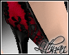Lacy Heels, Dark Red