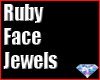 Ruby Face Jewels