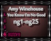 !M! Amy Winehouse No Gd