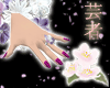 Lilac Kanzashi Ring