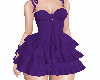 *S* Purple Ruffle Dress