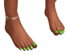Green Beach Feet