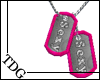 !TDG* Dog Tags Pink Sexy