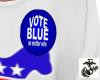 Vote Blue Dem Button