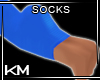 +KM+ Socks 3 Blue