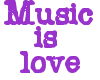 Music is love