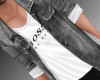 Jeans Jacket  & T-shirt