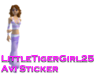 LittleTigerGirl Sticker