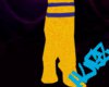 Yellow n Purple socks