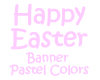Happy Easter Pastel