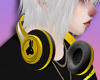 Headphone Yellow Bunny