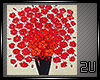 2u Red Flowers Canvas
