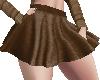 A~ Brown Short Skirt