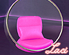 L | hot pink chair