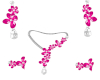 Amy 5Pc Pink Jewelry Set