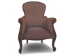 Fauteuil cuir rouge