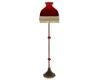 Red Victorian Floor Lamp