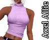 AA Purple Linen Turtlene