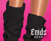 E. Furry Black Boots