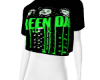 Green Day crop top