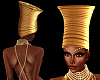 African golden headdress