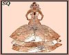 Copper Jeweled Ball Gown