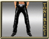 *TR*Black Leather Pants