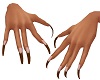 XL Brown Coffin Nails FT