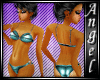 L$A Studded Bikini Teal
