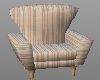 K beige striped sofa