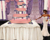 Pink/Purple Wedding Cake