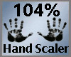 Scale Hands 104% M