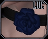 [luc] Choker Rose Blue
