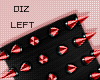 !!D Ankle Spike Red L L