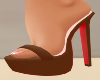 Brown Platform Mule