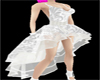white burlesque dress
