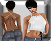 Wht Backless Top
