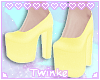 Glitter Heels | Yellow